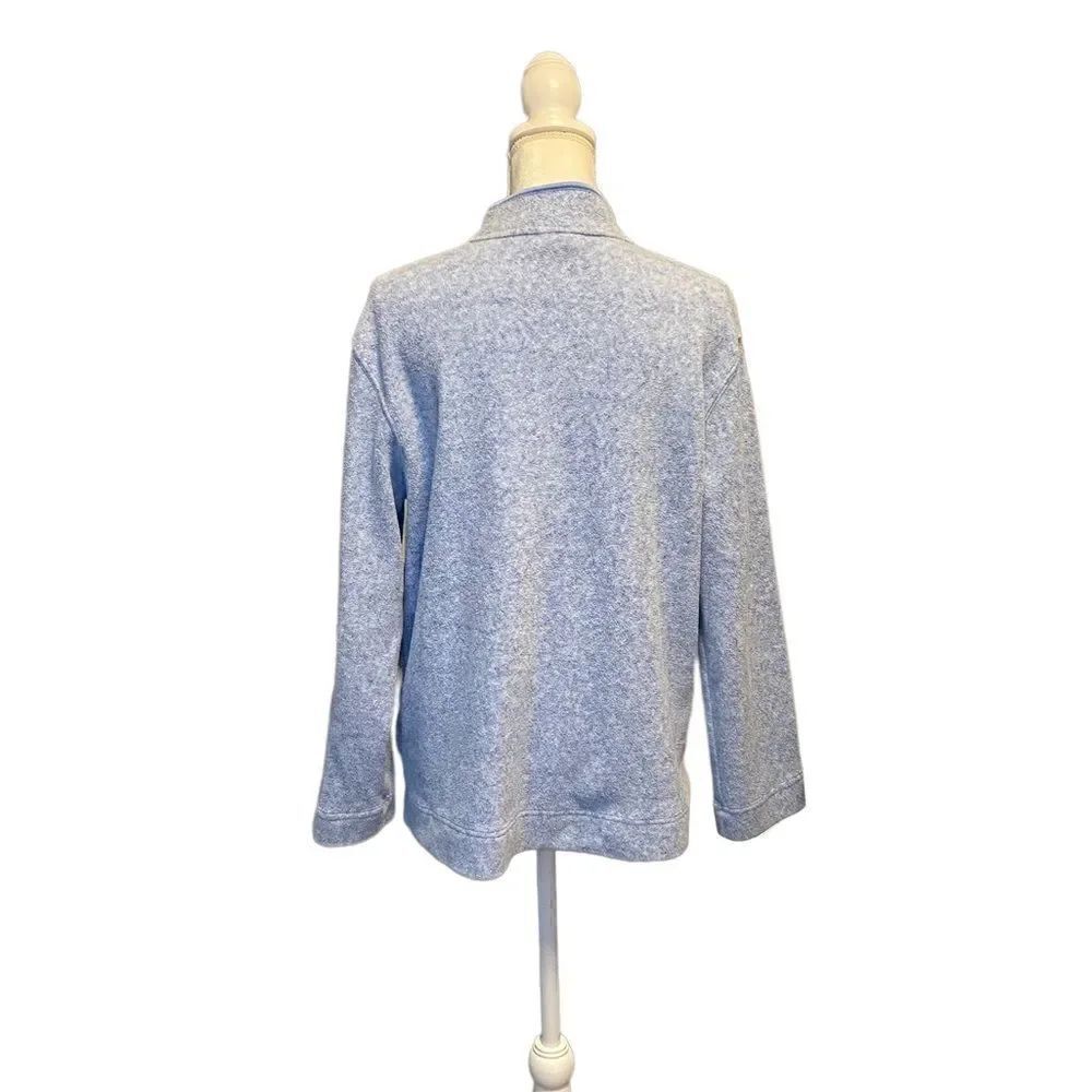 CATALINA Blue Polyester Pullover 1/4 Zip Women’s Size Medium - Picture 2 of 9
